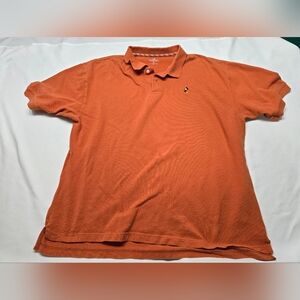 Disney Parks Mickey Mouse Men's Orange Polo Shirt XL
